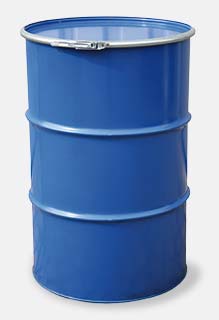 Deckelfass für feste Abfälle 215 Liter